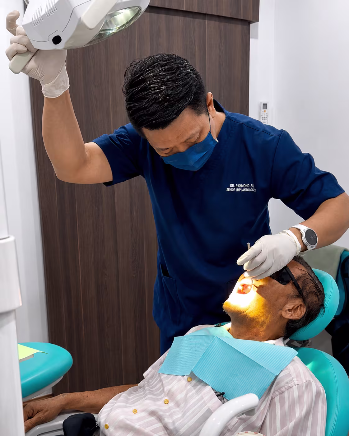 Advanced dental implant treatment procedure restoring missing teeth and smile function.