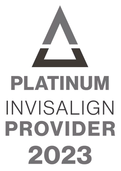 Invisalign Platinum Provider 2023 badge