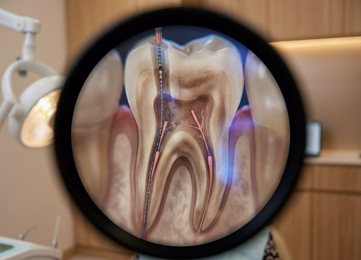 Microscopic root canal therapy using advanced dental magnification technology