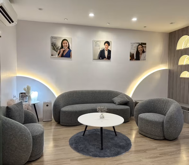 Dentist treating patient in clinic open daily including weekends